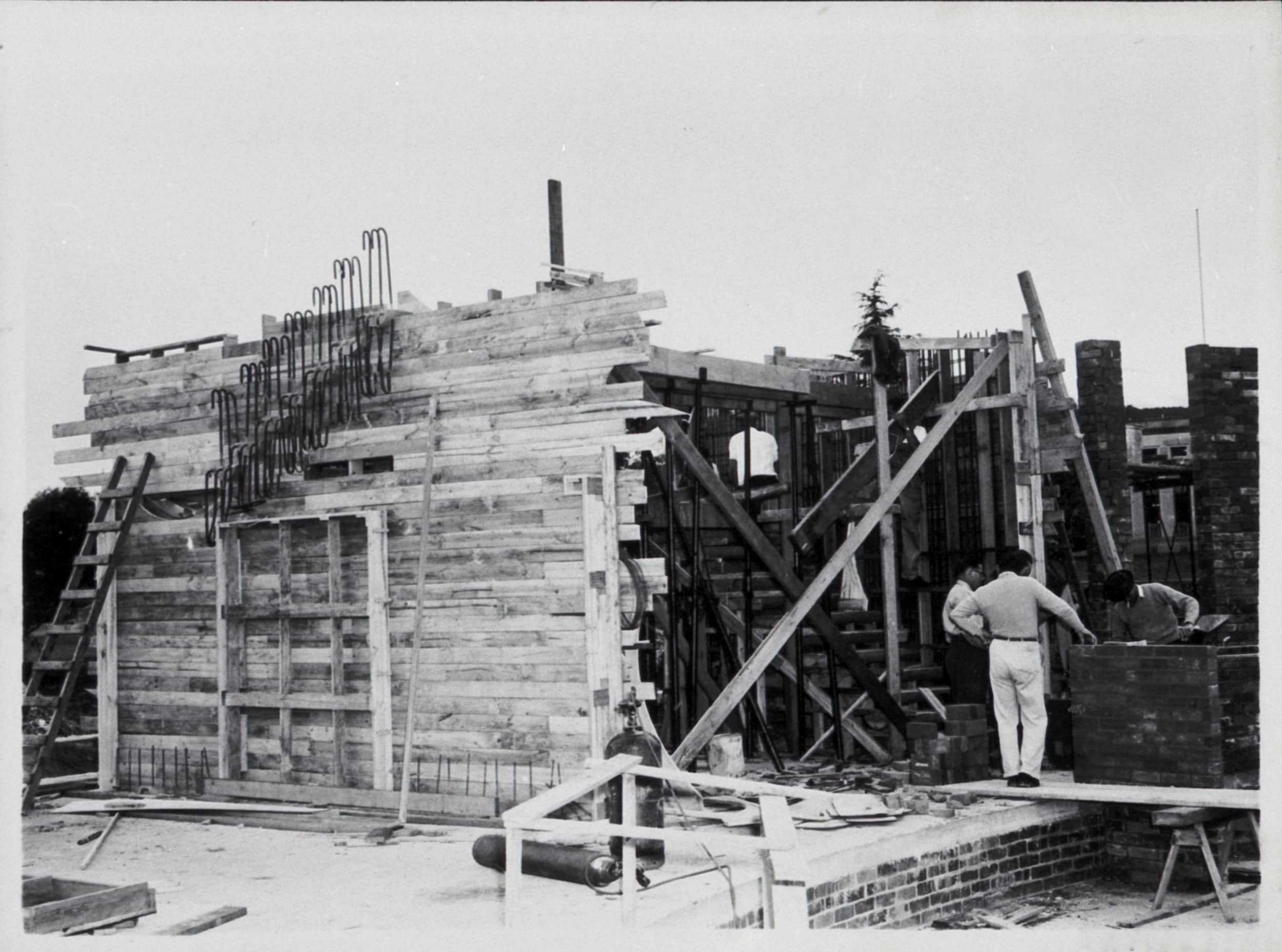 The Shine Dome construction