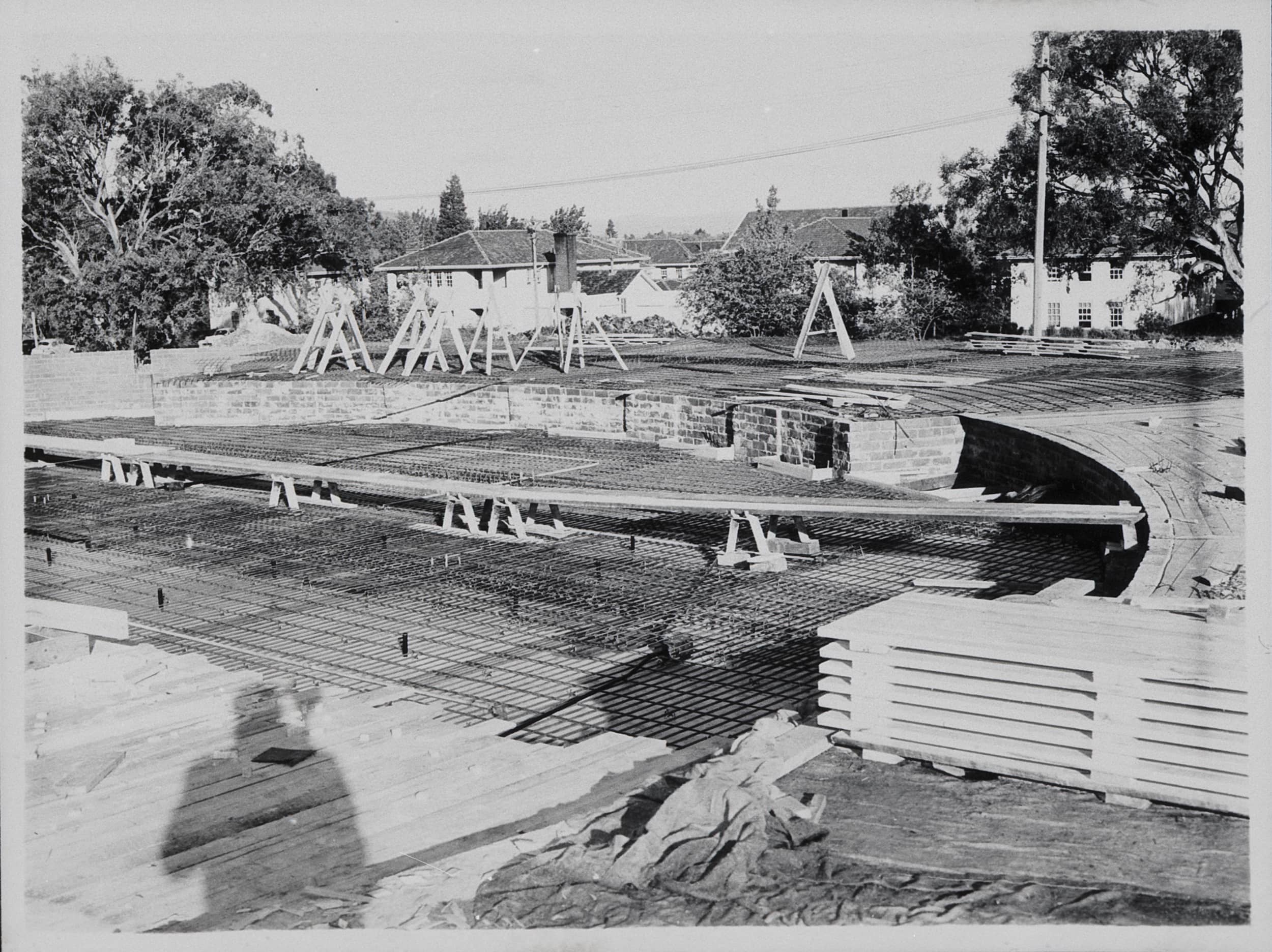 The Shine Dome construction